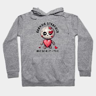 Growing Stronger One Scar At A Time Hoodie